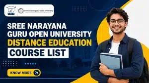 sree narayana guru open university distance education courses